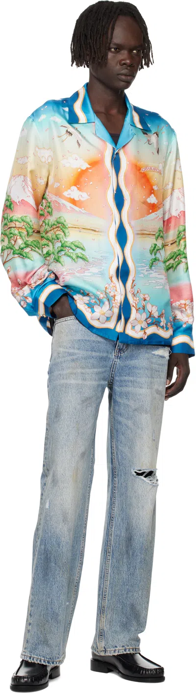 Casablanca Men's Tennis Club Shirt In Multi