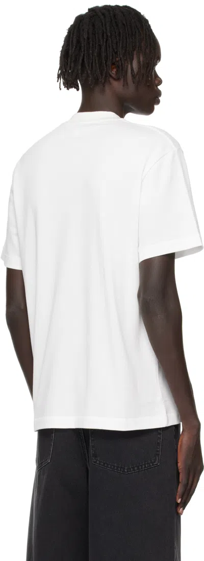 Lacoste White Back To Work Tier 0-1 T-shirt In Multi