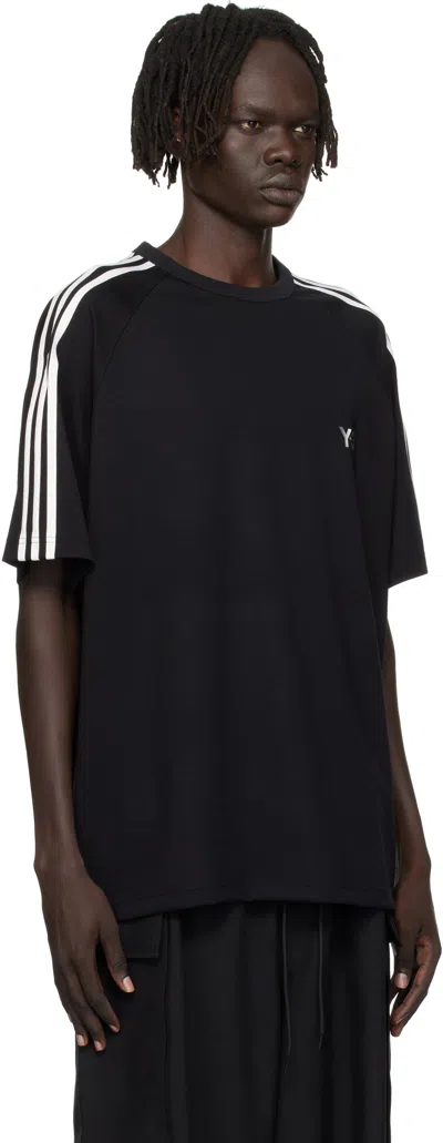 Y-3 3 Sleeves T-shirt In Black
