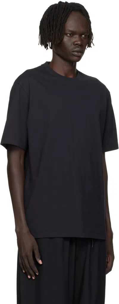 Y-3 M Wo Ss Tee In Black