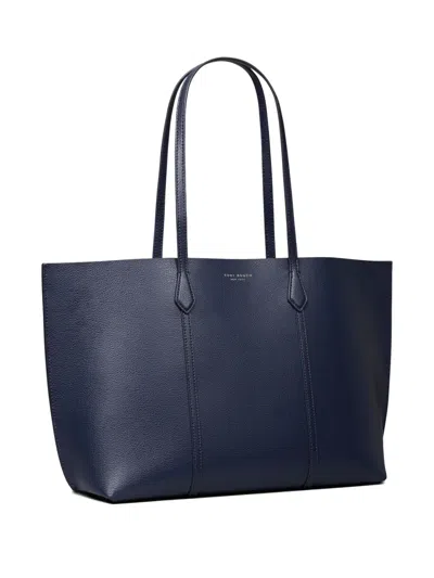 Tory Burch Spacious Double Handle Tote Bag In Blue