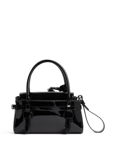 Dsquared2 Mini Handbag Featuring Detachable Strap In Black