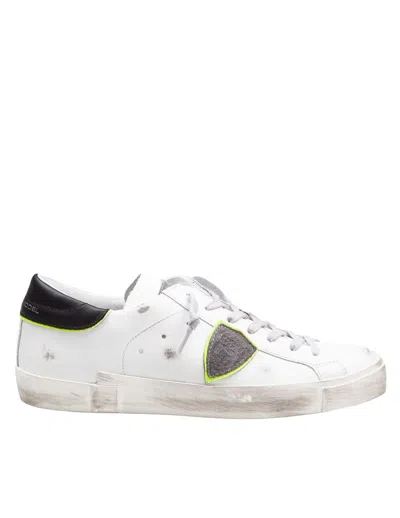 Philippe Model Paris Worn-look Low-top Sneakers In Multi