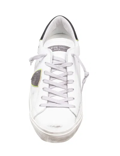 Philippe Model Paris Worn-look Low-top Sneakers In Multi
