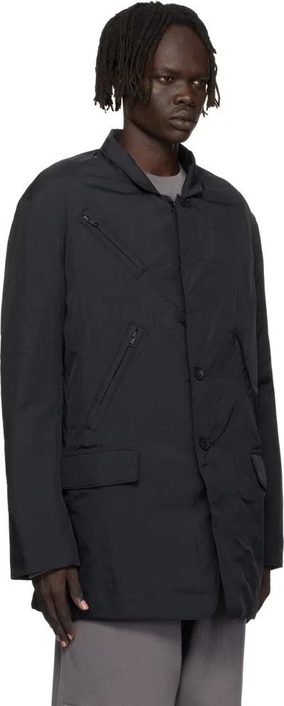 Y-3 Multi-pocket Padded Jacket In Black