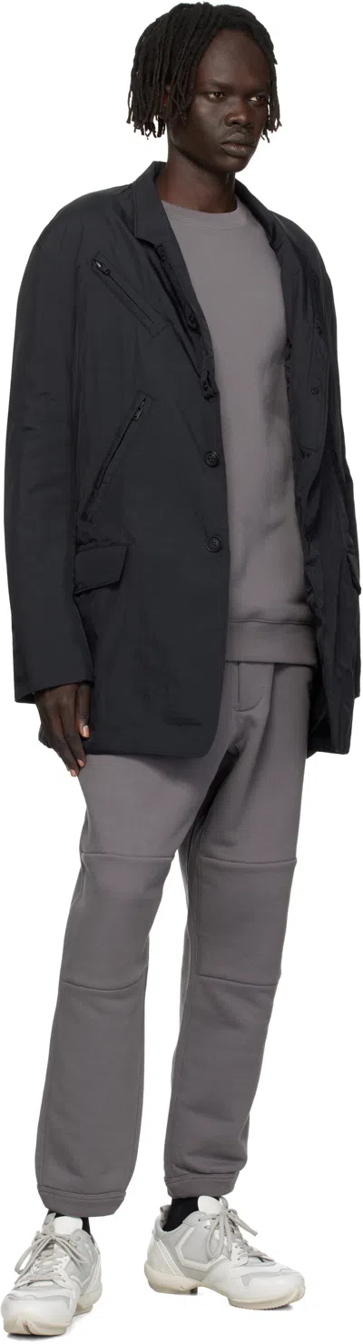 Y-3 Multi-pocket Padded Jacket In Black