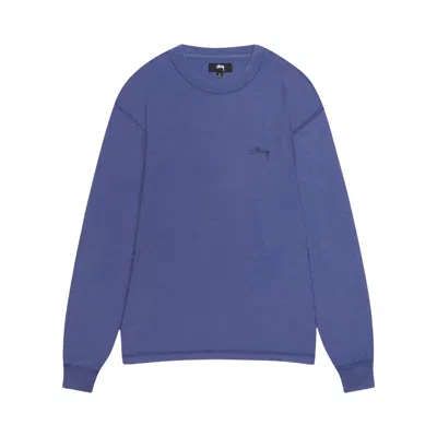 Pre-owned Stussy Lazy Long-sleeve Tee 'vintage Navy' | Blue | Men's Size M