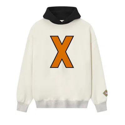 Pre-owned Essentials Fear Of God  Cuban X-giants Hoodie 'cream White/ Black' | Men's Size Xs