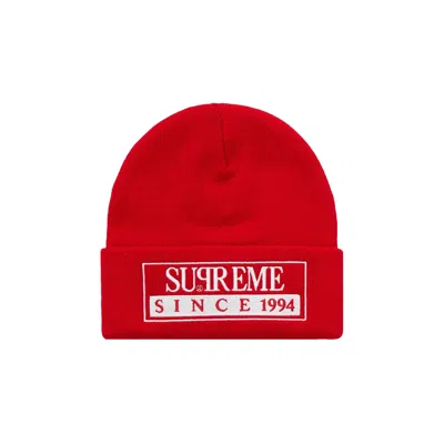 Pre-owned Supreme Reserved Beanie 'red' | Men's Size Onesize