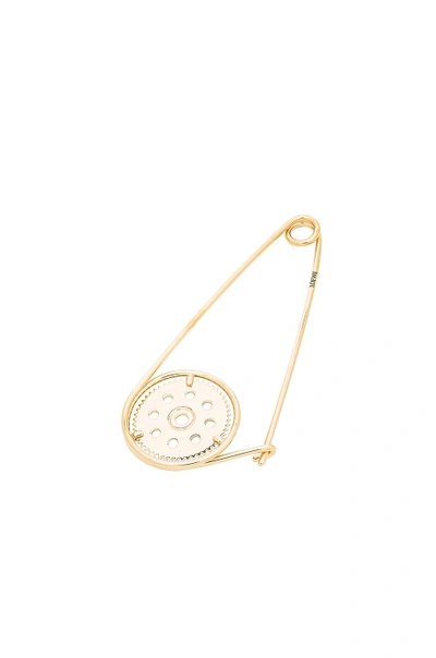 Shop Loewe Meccano Pin In Gold