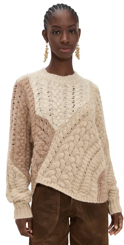 Isabel Marant Étoile Isabel Marant Etoile Patchwork Daryl Sweater In Gray