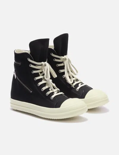 Rick Owens Drkshdw Drkshdw By Rick Owens "concordians Cargo Sneaks" Sneaker In Black