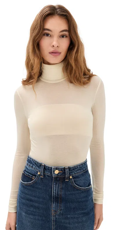 Citizen Of Humanity Caradene Turtleneck Pashmina In White