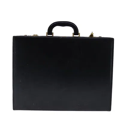 Pre-owned Bally Black Leather Briefcase Bag ()