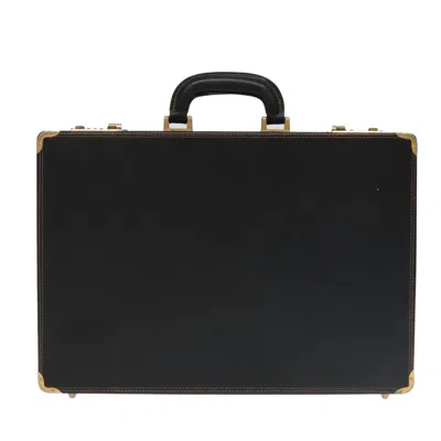 Pre-owned Bally Black Leather Briefcase Bag ()