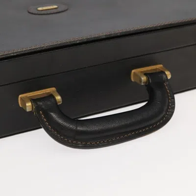 Pre-owned Bally Black Leather Briefcase Bag ()