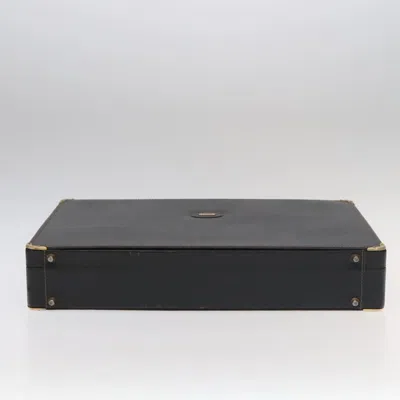 Pre-owned Bally Black Leather Briefcase Bag ()