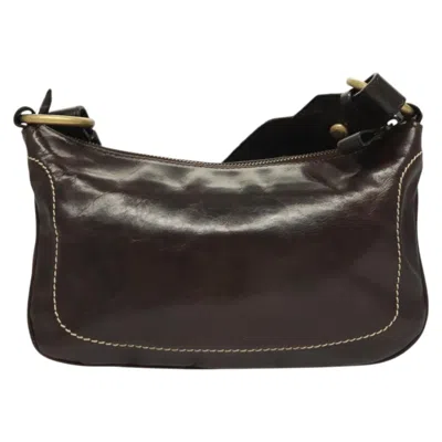Pre-owned Bally Brown Leather Shoulder Bag ()
