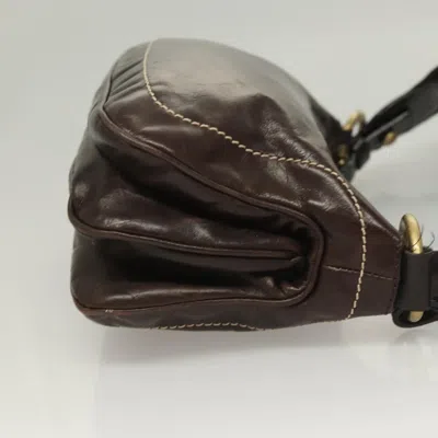 Pre-owned Bally Brown Leather Shoulder Bag ()
