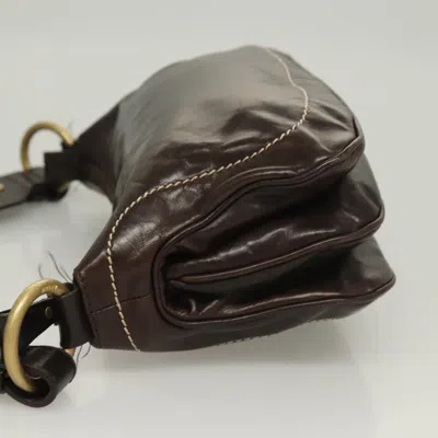 Pre-owned Bally Brown Leather Shoulder Bag ()