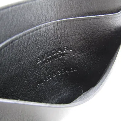 Pre-owned Bulgari Black Leather Wallet  ()