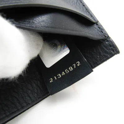 Pre-owned Bulgari Black Leather Wallet  ()
