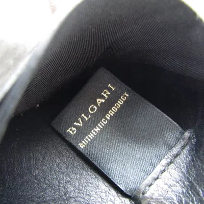 Pre-owned Bulgari Black Leather Wallet  ()
