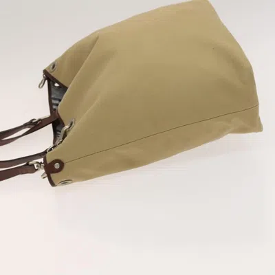 Pre-owned Burberry Beige Canvas Tote Bag ()