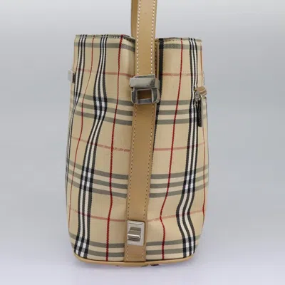 Pre-owned Burberry Blue Label Beige Canvas Shoulder Bag ()