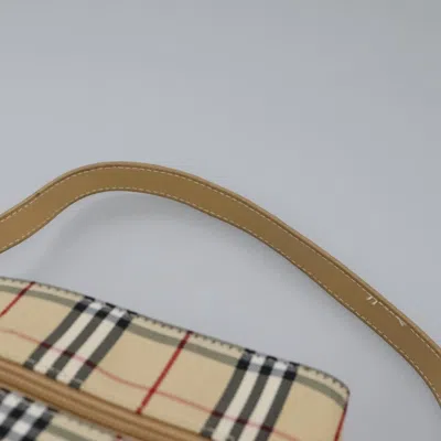 Pre-owned Burberry Blue Label Beige Canvas Shoulder Bag ()