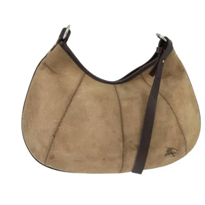 Pre-owned Burberry Blue Label Beige Suede Shoulder Bag ()