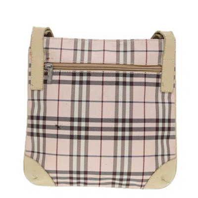 Pre-owned Burberry Blue Label Beige Synthetic Shoulder Bag ()