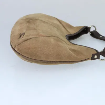 Pre-owned Burberry Blue Label Beige Suede Shoulder Bag ()