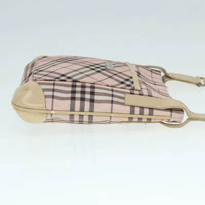 Pre-owned Burberry Blue Label Beige Synthetic Shoulder Bag ()