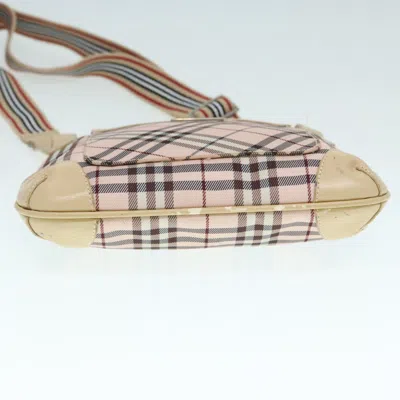 Pre-owned Burberry Blue Label Beige Synthetic Shoulder Bag ()