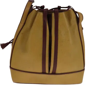 Pre-owned Cartier Must De  Yellow Leather Shoulder Bag ()