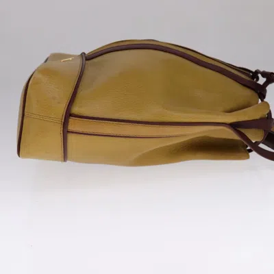 Pre-owned Cartier Must De  Yellow Leather Shoulder Bag ()