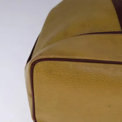 Pre-owned Cartier Must De  Yellow Leather Shoulder Bag ()