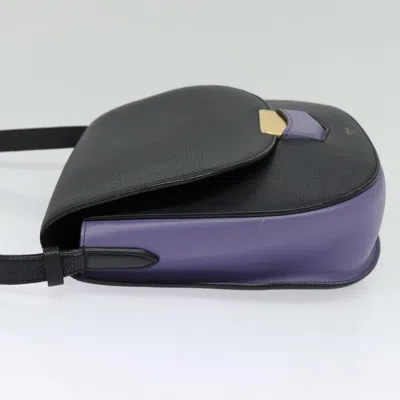 Pre-owned Celine Céline Black Leather Shoulder Bag ()