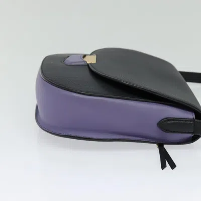 Pre-owned Celine Céline Black Leather Shoulder Bag ()