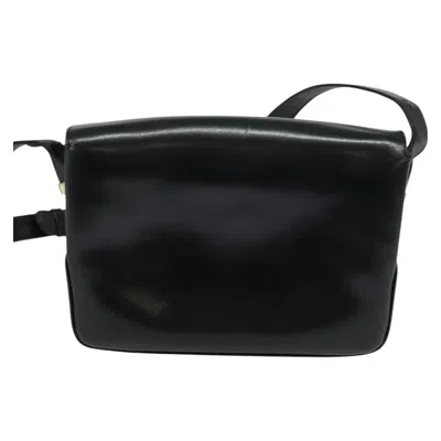 Pre-owned Celine Céline Black Leather Shoulder Bag ()