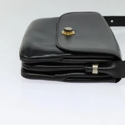 Pre-owned Celine Céline Black Leather Shoulder Bag ()