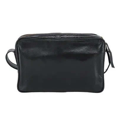 Pre-owned Celine Céline Horse Carriage Black Leather Shoulder Bag ()