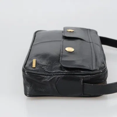 Pre-owned Celine Céline Horse Carriage Black Leather Shoulder Bag ()