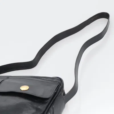 Pre-owned Celine Céline Horse Carriage Black Leather Shoulder Bag ()