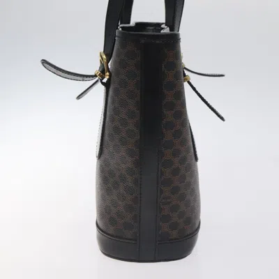 Pre-owned Celine Céline Macadam Black Canvas Tote Bag ()