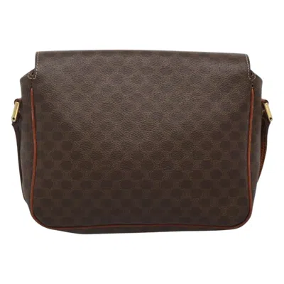 Pre-owned Celine Céline Macadam Brown Canvas Shoulder Bag ()