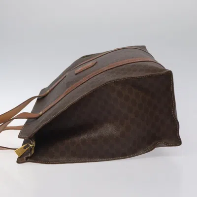 Pre-owned Celine Céline Macadam Brown Canvas Tote Bag ()