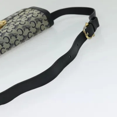 Pre-owned Celine Céline Navy Canvas Shoulder Bag ()