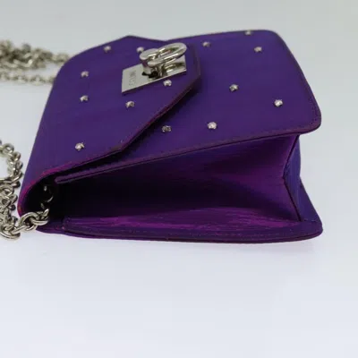 Pre-owned Celine Céline Purple Synthetic Shoulder Bag ()
